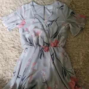 Beautiful Flutter Sleeve Dress